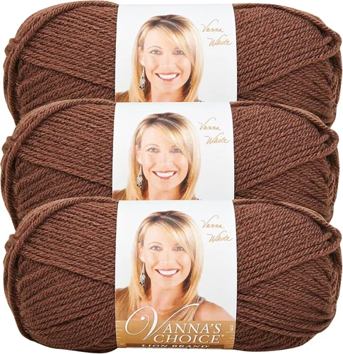 Vista 45 de Lion Brand Yarn (1 madeja) Hilo Vanna's Choice, mármol gris