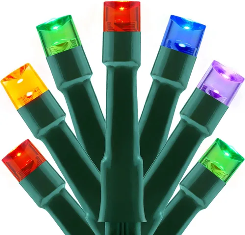 Vista 17 de YULETIME - Tira de 300 luces LED rosadas de color blanco cálido de 100 pies con adaptador de 8 modos, 4 pulgadas de espacio, cable transparente Rosa
