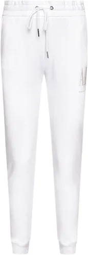 Vista 8 de Armani Exchange Womens Drawstring Logo Studs Terry Jogger Pant