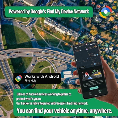 Vista 2 de Rastreador GPS oculto magnético para vehículos: 365 días de duración de la batería, sin suscripción, dispositivo de seguimiento de automóvil oculto
