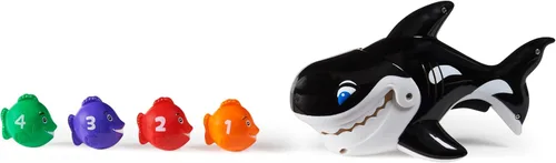 Vista 4 de SwimWays, Gobble Gobble Guppies - Juguete de agua educativo, recuerdos de fiesta en la piscina y juguetes de baño, para niños a partir de 2 años