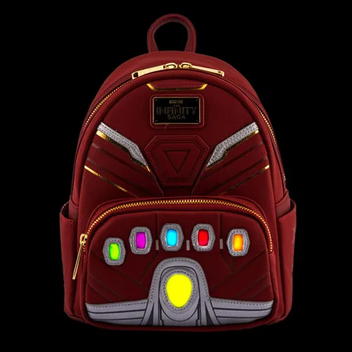 Vista 2 de Loungefly x Marvel Infinity Saga - Mochila para cosplay con luz