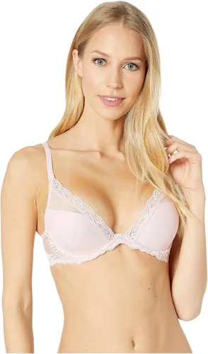 Vista 48 de Natori - Sujetador de encaje para mujer con inmersión, diseño de plumas Cafe