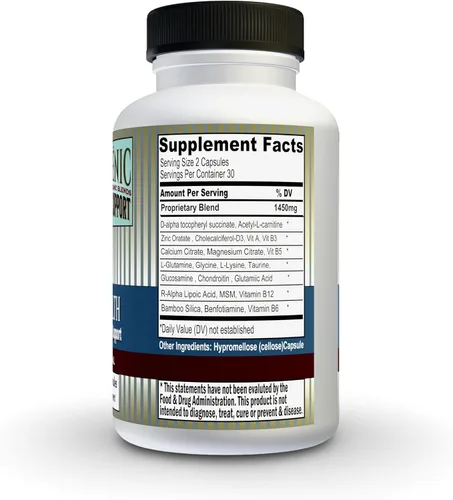 Vista 2 de Suplemento Nervease Support 1450MG Fórmula avanzada para comodidad y salud nerviosa