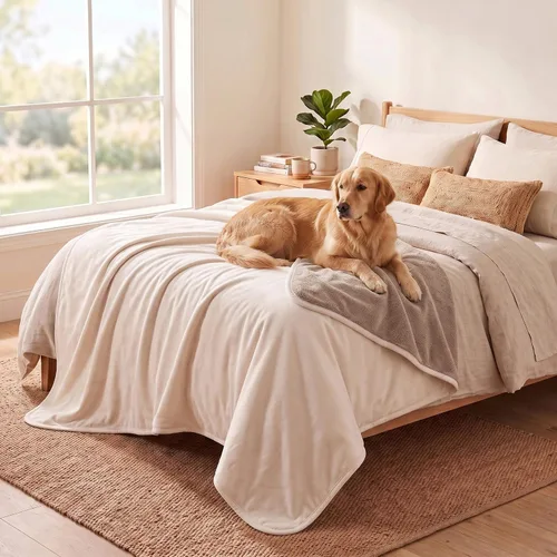 Vista 27 de Manta impermeable para perros pequeños, a prueba de fugas, manta reversible para sofá, cama, protector de muebles lavable a máquina, 25 x 35
