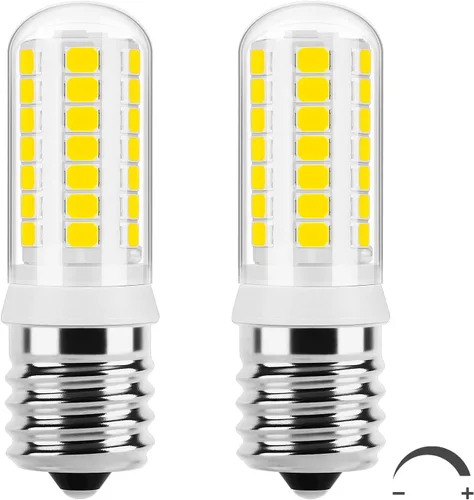 Vista 10 de DiCUNO Bombilla LED E17 regulable, bombillas para horno de microondas, 2700 K blanco cálido, 3 W (reemplazo incandescente de 40 W), 400 lm, 120 V