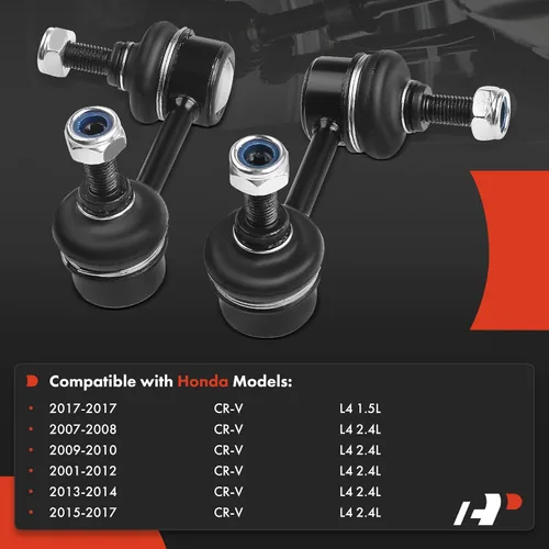 Vista 2 de A-Premium 2 x enlaces de barra estabilizadora trasera, Barras estabilizadoras compatibles con Honda CR-V 2007-2017