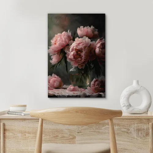 Vista 4 de SIGNFORD Lienzo impreso para pared, acuarela, floral, retro, abstracto, naturaleza, desierto, ilustraciones florales botánicas, arte moderno