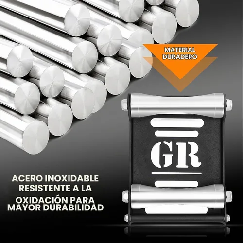 Vista 4 de GRAND PITSTOP Soporte de mantenimiento para motocicletas y vehículos de potencia, soporte de limpieza de ruedas con rodillo para limpieza de Negro