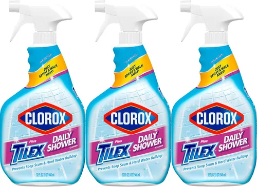 Vista 6 de Clorox Limpiador diario de ducha Plus Tilex, 32 onzas líquidas