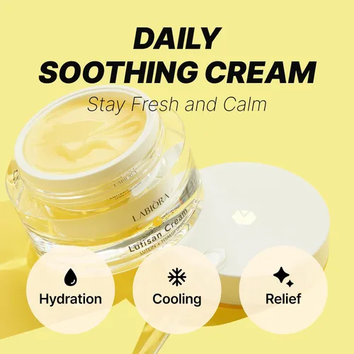 Vista 4 de Lutisan Crema hidratante facial – Luteína, niacinamida y extractos naturales, crema diaria para el rostro con cuidado calmante y refrescante