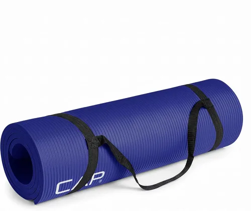 Vista 13 de CAP Barbell Colchoneta de yoga y ejercicio de alta densidad de 1/2 pulgada con correa Múltiples opciones