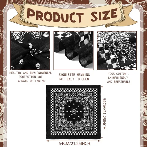 Vista 5 de Bencailor Juego de 6 accesorios de disfraz de pirata para niños, juego de rol pirata para niños y niñas, fiesta de Halloween, cosplay, disfraz