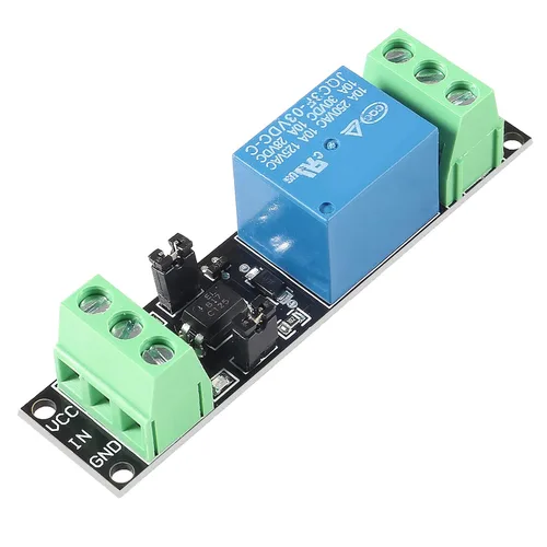 Vista 2 de 10 unids 1 canal DC 3V/3.3V relé módulo de interruptor de alimentación con optoacoplador módulo de relé aislado placa de control de unidad para IOT