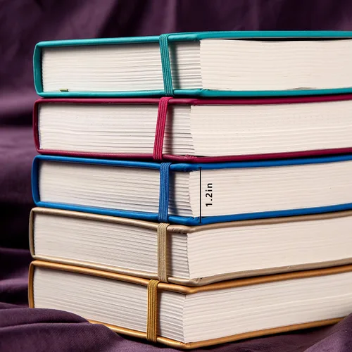 Vista 5 de TIEFOSSI - Cuaderno de bolsillo con tapa dura punteado A5, papel de escritura de 100 g/m² de 400 páginas, cuaderno organizador para mujeres, Acuario