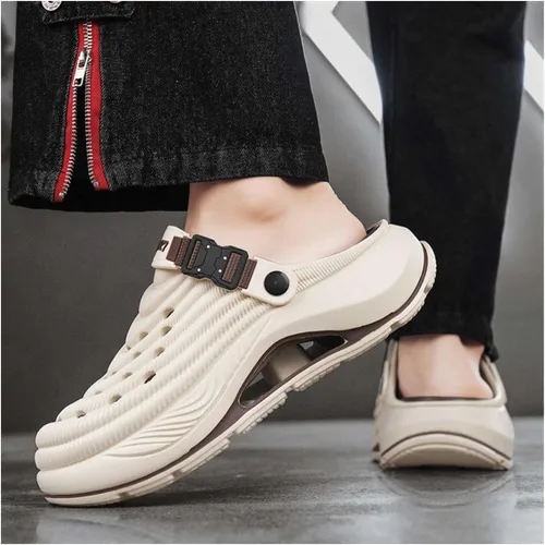 Vista 6 de Zueco unisex transpirable antideslizante, zapatos de jardín para hombre y mujer con soporte de arco para trabajo al aire libre, playa, casual