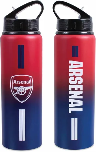 Vista 3 de Arsenal F.C. Team Merchandise - Botella de aluminio (25.4 fl oz), color blanco, talla única