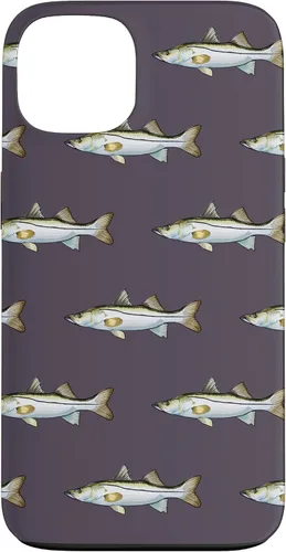 Vista 7 de Grey Snook Pattern Saltwater Fish Case for iPhone 17