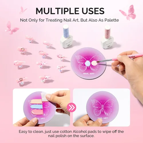 Vista 9 de MelodySusie Puntas de uñas extra cortas Ballerina X con soporte de uñas para presionar