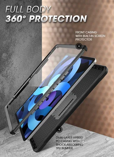Vista 3 de SUPCASE Funda para iPad de 11ª generación A16 Chip de 11 pulgadas 2025 con protector de pantalla (Unicorn Beetle Pro)
