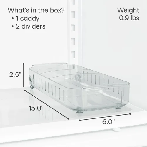 Vista 4 de YouCopia Organizador Enrollable para Refrigerador, 6" de Ancho