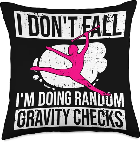 Vista 5 de Baton Twirling & Majorette Dance Designs Twirling Recitals Design for Baton Twirler and Majorette Throw Pillow, 16 x 16 pulgadas, multicolor