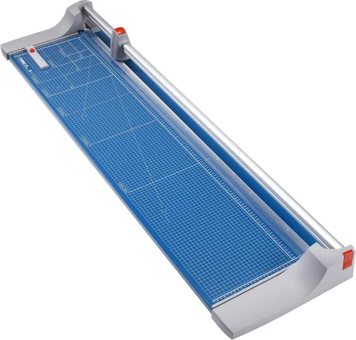 Vista 12 de Dahle 440 Recortador rotativo premium, longitud de corte de 14 pulgadas, capacidad de 30 hojas, afilado automático, abrazadera automática, cortador