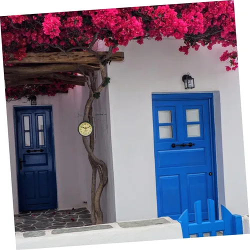 Vista 4 de Relojes de pared decorativos reloj de pared grande de doble cara para sala de estar, decoración del hogar y oficina