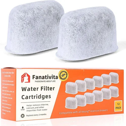 Vista 8 de Filtros de agua de repuesto de primera calidad compatibles con Keurig, paquete de 6 por Fanativita, se ajustan a todas las cafeteras Keurig