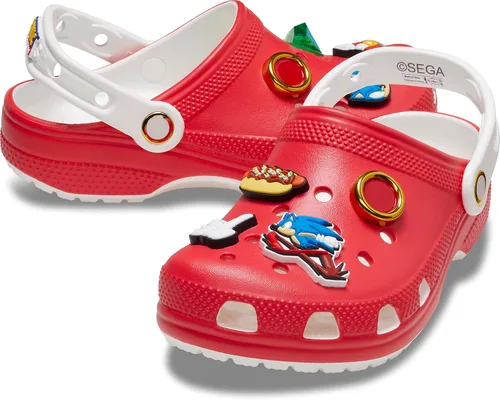 Vista 6 de Crocs Unisex-Child Sonic The Hedgehog Classic Clogs, Kids and Toddler Shoes