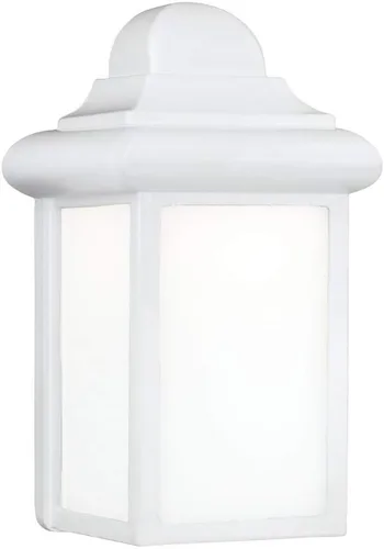 Vista 2 de Sea Gull Lighting Generation 8788-15 - Farol de pared transitorio para exteriores de Seagull-Mullberry Hill Collection en acabado blanco