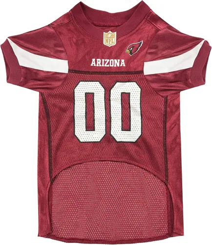 Vista 2 de Camiseta de los Arizona Cardinals de la NFL para Perro - Talla X-Small, Disfraz de Jersey de Fútbol para Perros y Gatos