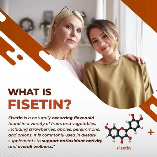 Vista 10 de Suplemento de fisetina, 9 ingredientes botánicos con espermidina, quercetina, antioxidante, función cognitiva y apoyo al envejecimiento saludable*