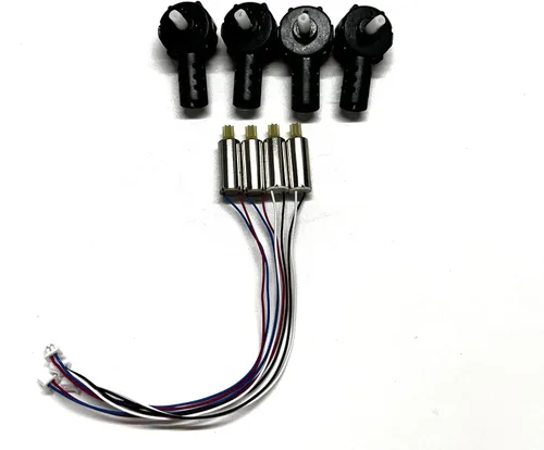 Vista 7 de Ajuste para E88 S89 P5-Pro RC Drone Accesorios Motores Shell Motor Case Engranajes Kit de piezas de repuesto (borgoña)