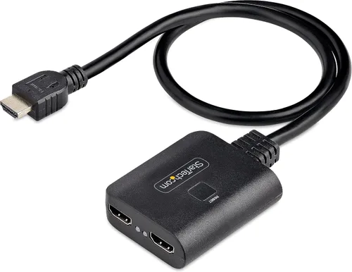 Vista 9 de StarTech Divisor HDMI 4K 1 Entrada 2 Salidas - Caja Divisor de Vídeo HDMI 1.4 de 2 Puertos 4K 30Hz -con cable HDMI de alta velocidad, cable