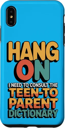 Vista 11 de Hang On I Need The Teen-to-Parent Dictionary Case for iPhone 16
