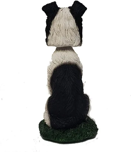 Vista 5 de Animal Den Border Collie - Figura de perro Bobblehead para regalo para tablero de instrumentos de automóvil