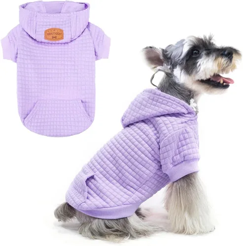 Vista 52 de BEAUTYZOO - Sudadera con capucha para perros con agujero para correa y bolsillo, suéteres para perros pequeños, medianos y grandes, niños y niñas