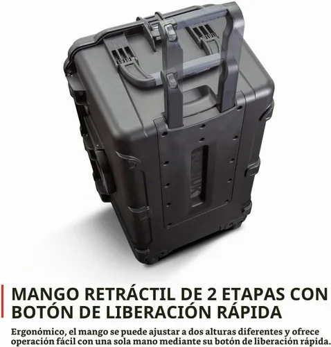Vista 3 de Nanuk 965 Estuche rígido impermeable con ruedas - Vacío - Negro (965-0001)