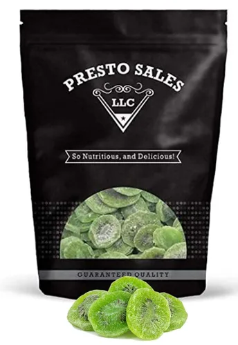 Vista 9 de Kiwi, rebanadas secas, perfectas para hornear y aperitivos, vegano, bajo en calorías, tropical, picante, delicioso, satisfactorio, fácil de usar