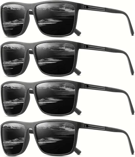Vista 7 de Gafas de sol polarizadas para hombre, clásicas, ligeras, para conducir, pesca, golf, sol, protección UV