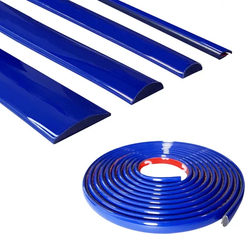 Vista 11 de 16 pies de Azul Oscuro Shine & Bright Auto Autoadhesivo Universal para Exterior e Interior Moldura de Decoración para Cuerpo de Vehículo
