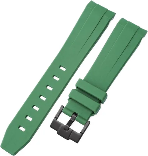 Vista 38 de Correa de camuflaje para Omega Moon Curvo Extremo Pulsera de goma de silicona Hombres Mujeres Sport Watch Band Accesorio 0.787 in