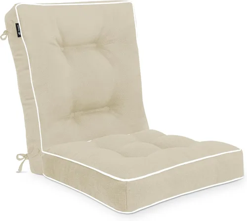 Vista 10 de Favoyard Cojines de patio de 19 x 19 pulgadas, para interiores y exteriores, resistentes al agua, para muebles de patio, color sólido por 3 años