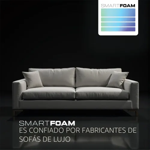 Vista 8 de SmartFoam Espuma HD de corte personalizado para colchones y cojines, espuma de tapicería de alta densidad para proyectos de bricolaje, camas y sofás