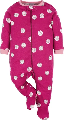 Vista 3 de Onesies Brand Paquete de 4 mamelucos Sleep 'N Play para bebés niñas