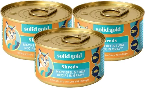 Vista 29 de Solid Gold Comida Húmeda Paté Sabor Festín - Paquete de Muestra de 3 Unidades - Comida enlatada para gatos hecha con pollo real - Sin granos