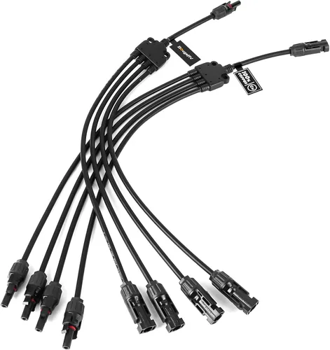 Vista 15 de BougeRV - Kit de herramientas de enchufe de cable adaptador paralelo para panel solar de derivación en Y