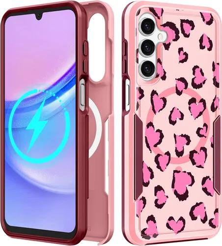 Vista 120 de Funda para Moto G 5G 2024 – Compatible con MagSafe para mujeres y niñas, bonita funda protectora magnética para teléfono, diseño femenino Kawaii