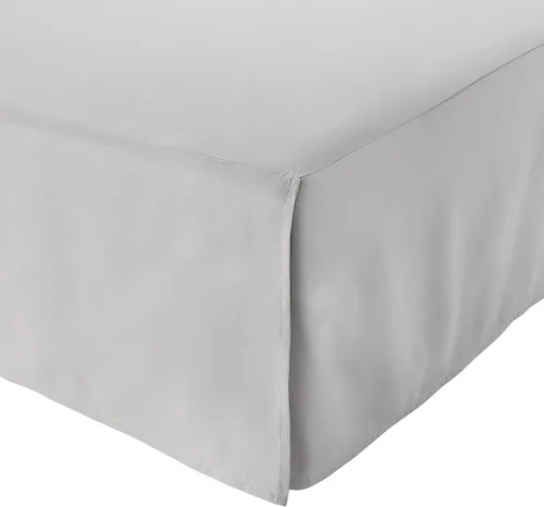 Vista 12 de Amazon Basics Falda de cama plisada ligera, individual, blanco brillante, sólido, (paquete de 8)